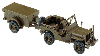 Roco 444 Willys Jeep + M100
